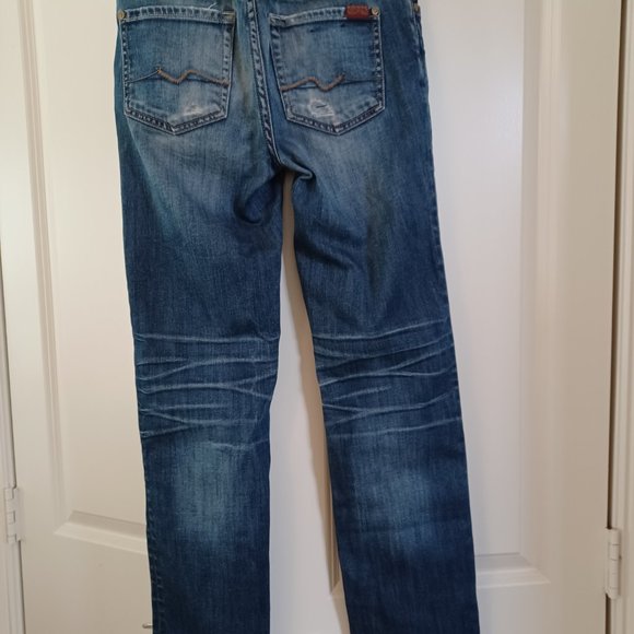 7 for All Mankind Girls/Kids Bootcut Jeans - Size 14 - Picture 2 of 6